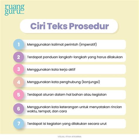 Tuliskan Struktur Teks Prosedur in Indonesia