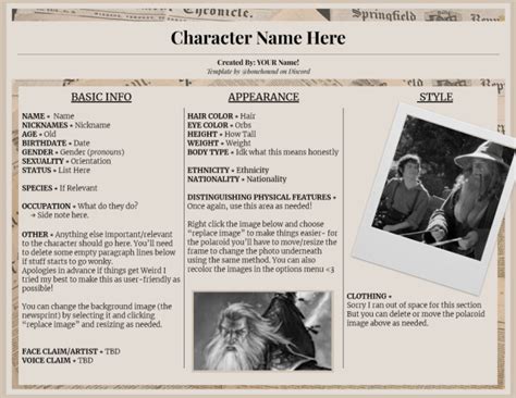 Tumblr Google Doc Template