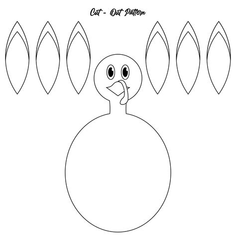 Turkey Cutout Printable