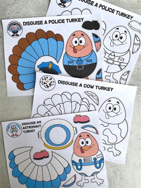 Turkey Disguise Template