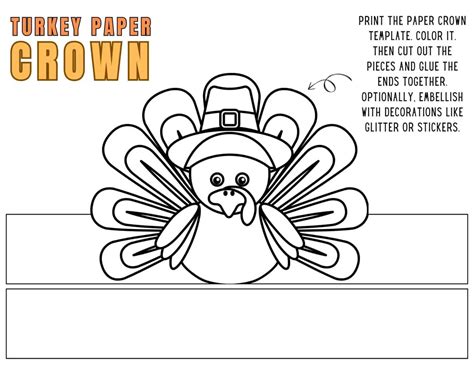 Turkey Hat Template