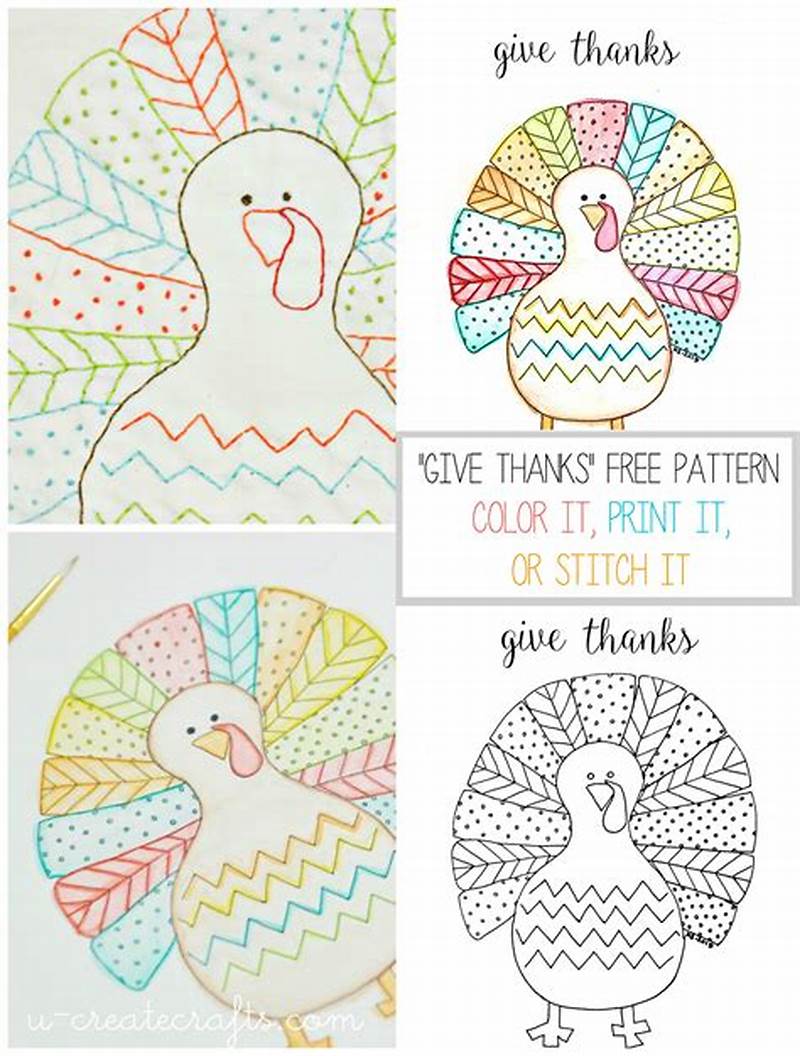 Turkey Pattern Printable