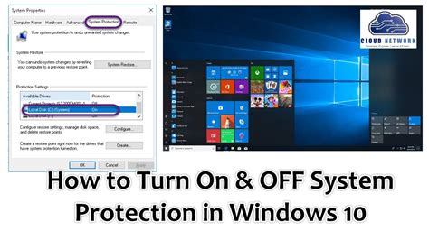 Turn On System Protection Windows 1.0