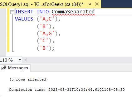 Turning a Comma Separated string into individual rows