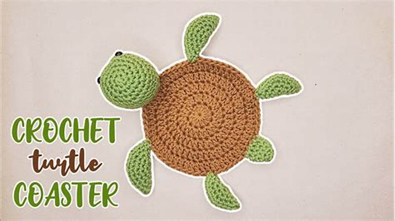 Turtle Coaster Crochet Pattern