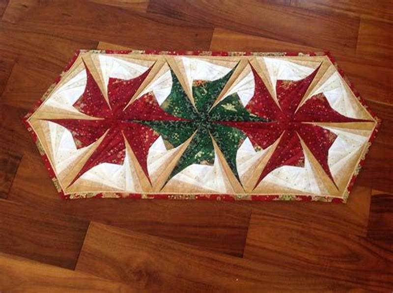 Twisted Log Cabin Table Runner Pattern Free