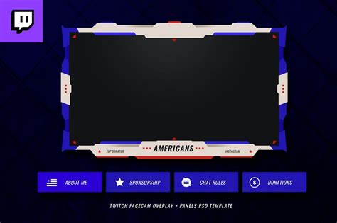 Twitch Overlay Template Size