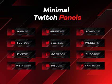 Twitch Panels Template