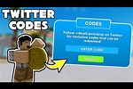 Twitter Codes for Roblox