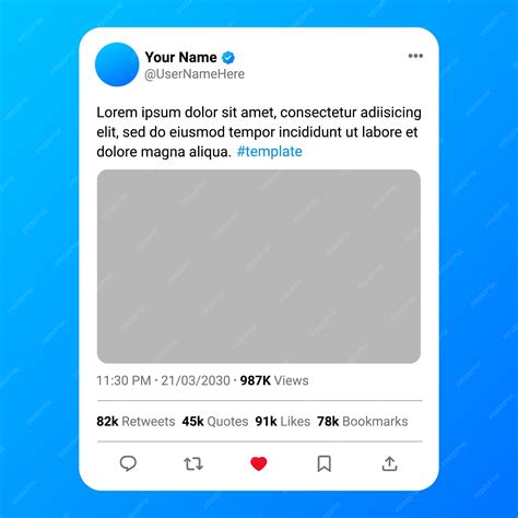 Twitter Format Template