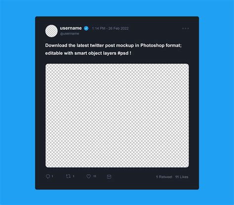Twitter Post Template Following People Top