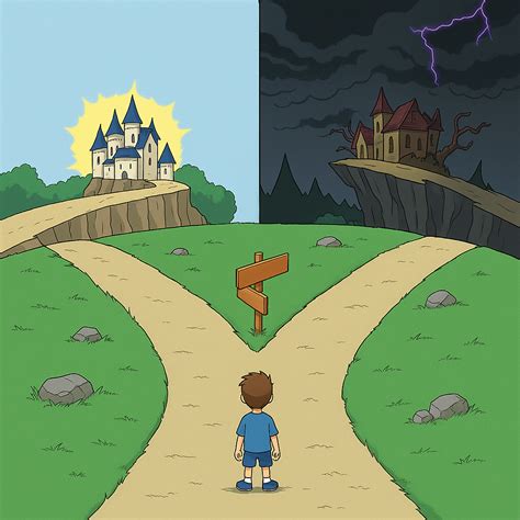 Two Paths Meme Template