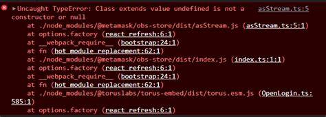 TypeError Class extends value undefined is not a function or null
