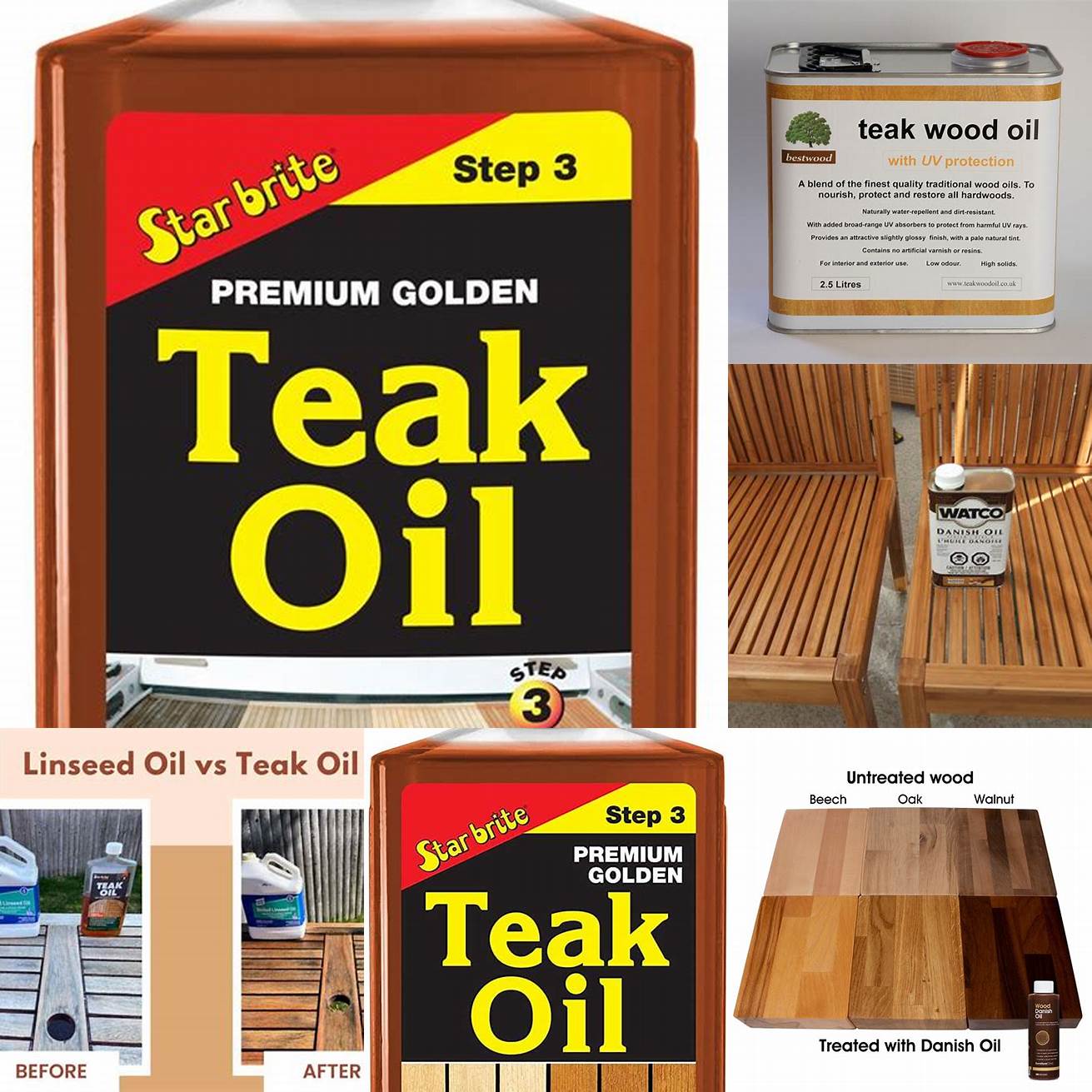 Types of Teak Oil