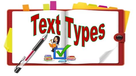 Types of Texts Clipart