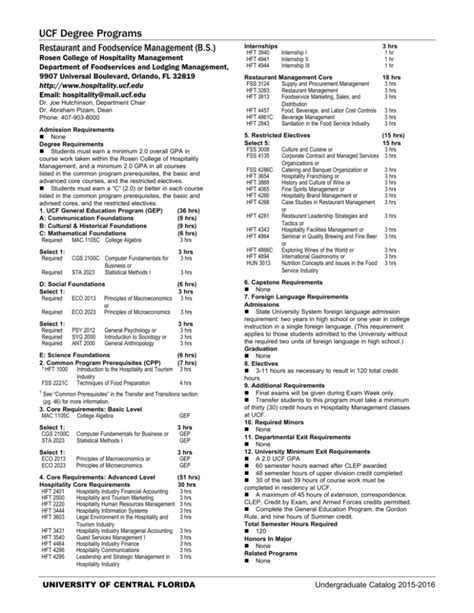 Ucf Graduate Catalog