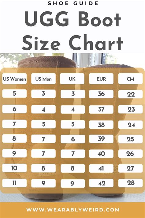 Ugg Boot Size Chart