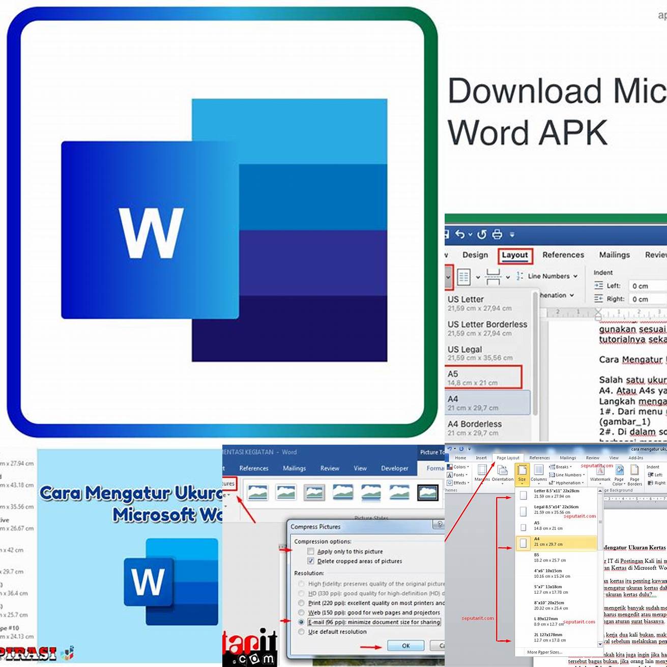 Ukuran file APK Microsoft Word