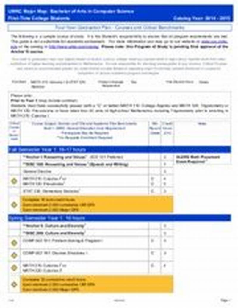 Umkc Computer Science Course Catalog