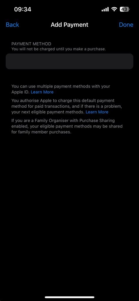 Unable to Add Payment Method