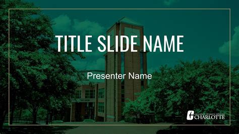 Unc Slides Template