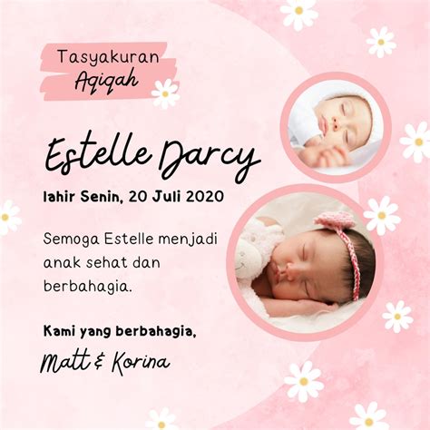 Undangan Syukuran Bayi
