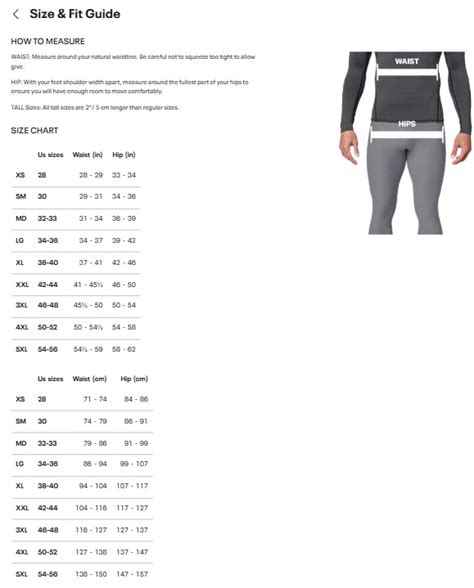Under Armour Base Layer 4.0 Temperature Chart