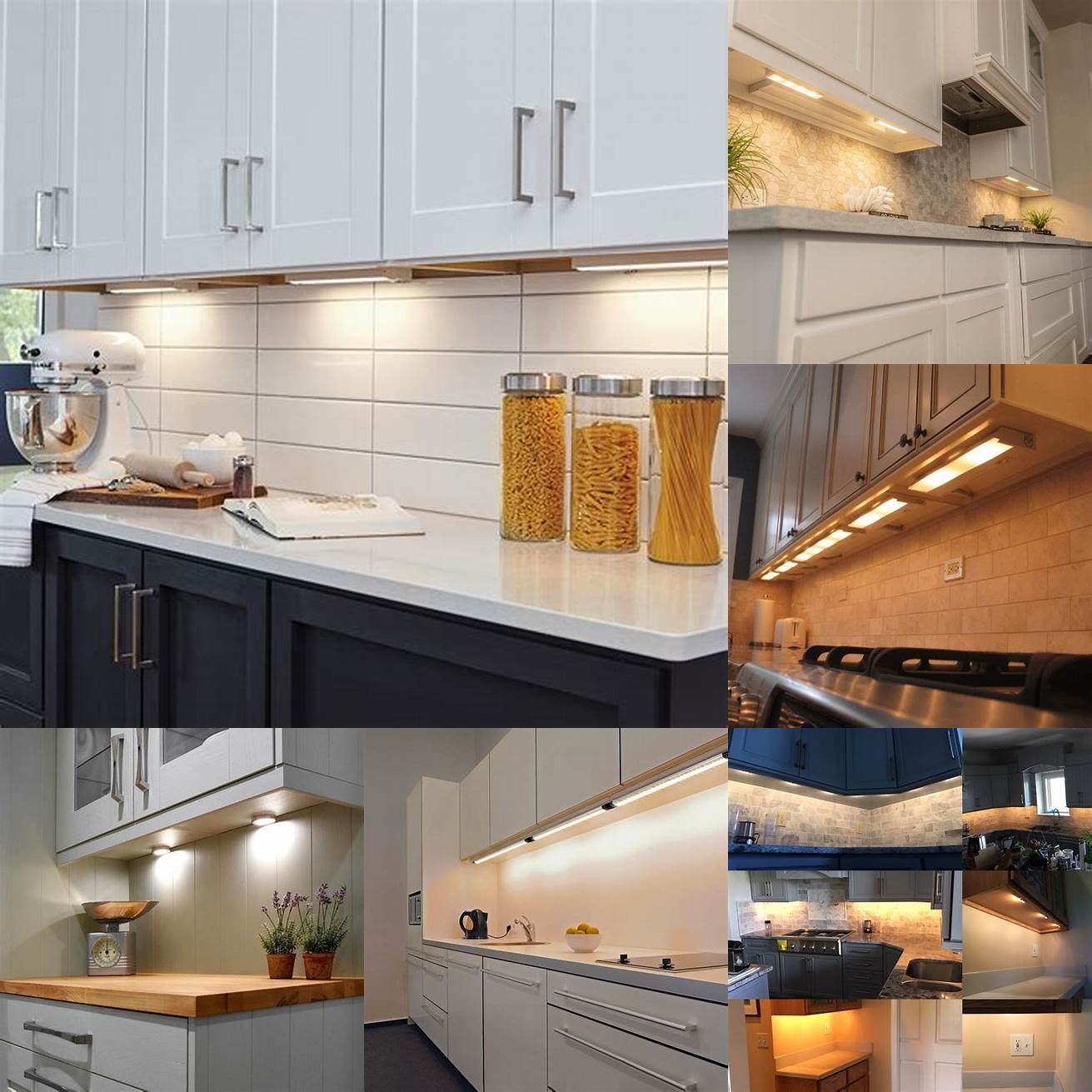 Under-cabinet lighting Under-cabinet lighting is a practical and stylish addition to any kitchen It can help you see better while youre cooking and create a warm inviting atmosphere