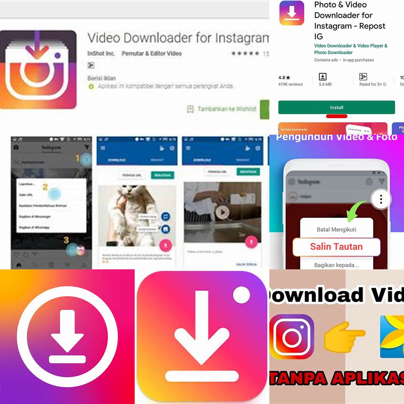 Unduh aplikasi Instagram Video Downloader APK dari sumber tepercaya