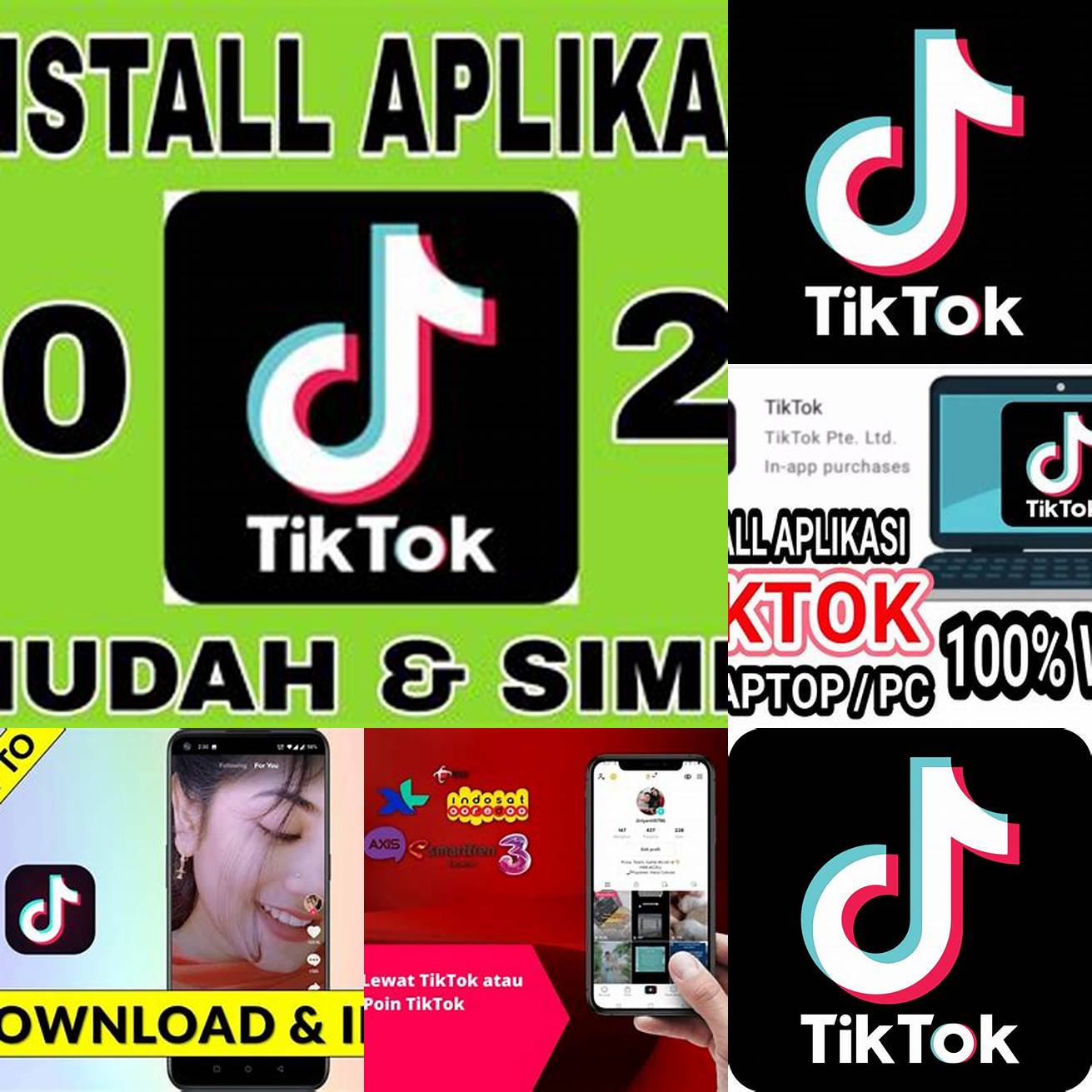 Unduh dan instal aplikasi TikTok di ponsel Anda