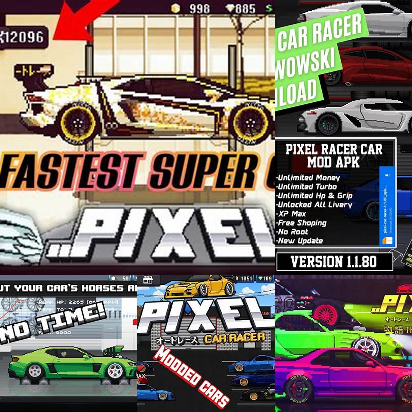 Unduh file Pixel Car Racer Mod Apk