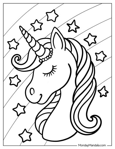Unicorn Coloring Printable