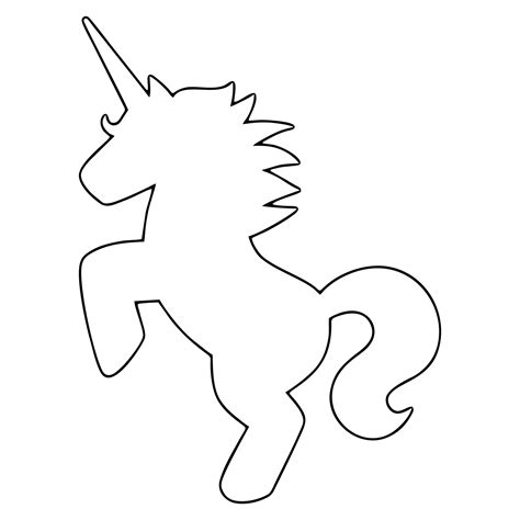 Unicorn Printable Template