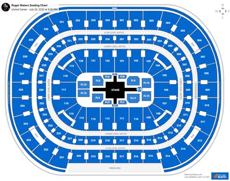 United Center Detailed Seating Chart