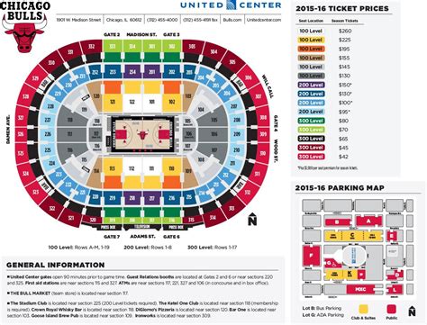 United Center Seating Chart With Rows