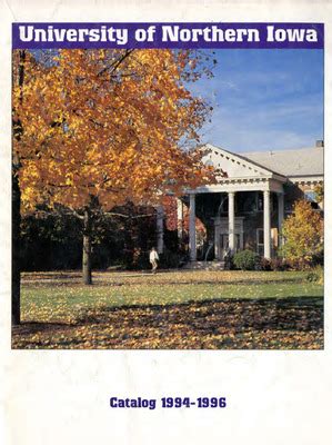 University Of Northern Iowa Course Catalog