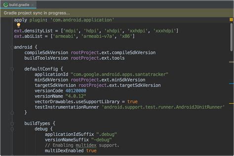 Unsupported method BaseConfiggetApplicationIdSuffix