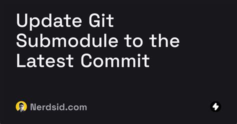 Update a submodule to the latest commit