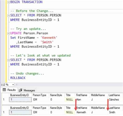 Update multiple columns in SQL