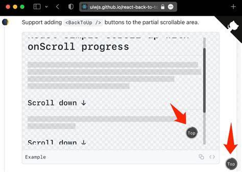 Update style of a component onScroll in Reactjs