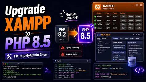 Upgrading PHP in XAMPP for Windows