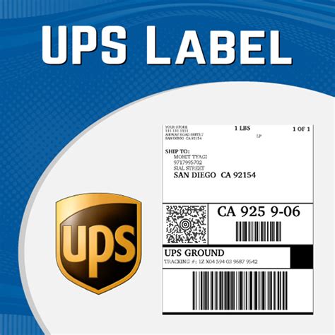 Ups Label Template