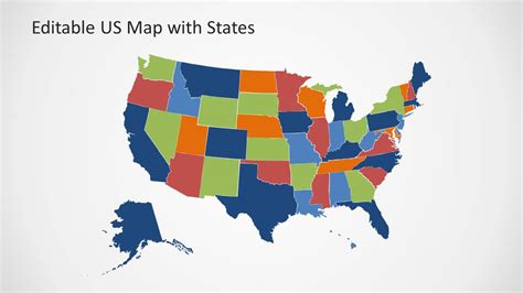 Us Map Powerpoint Template