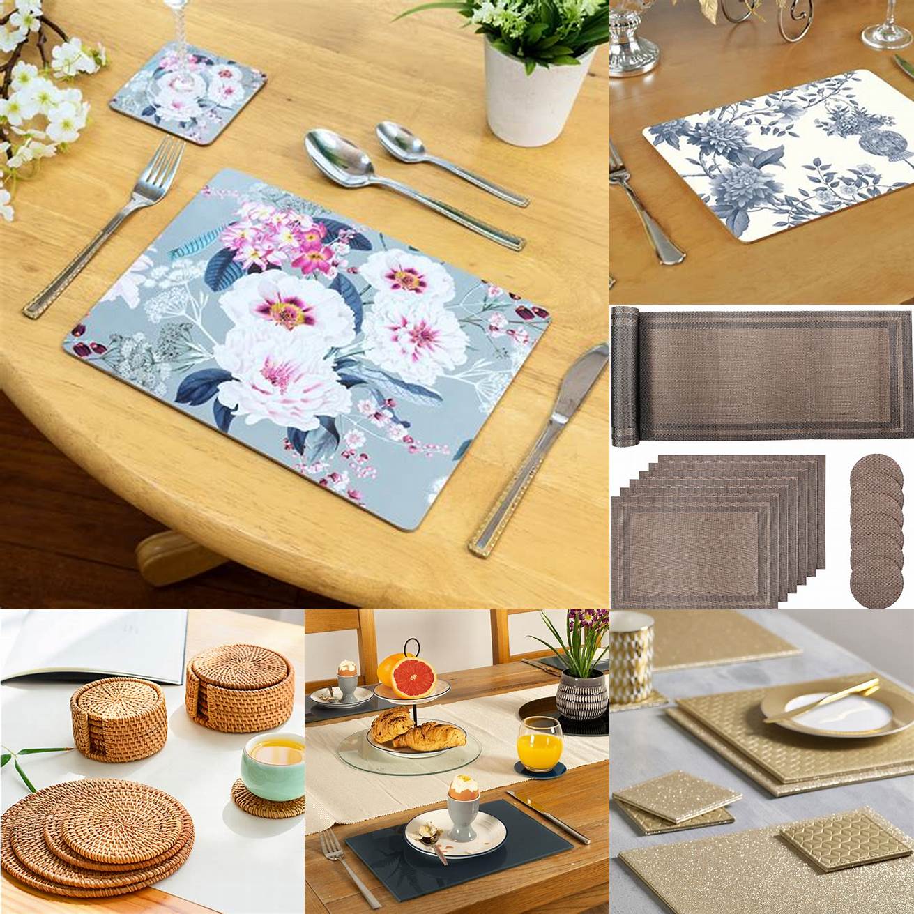 Use Coasters and Placemats