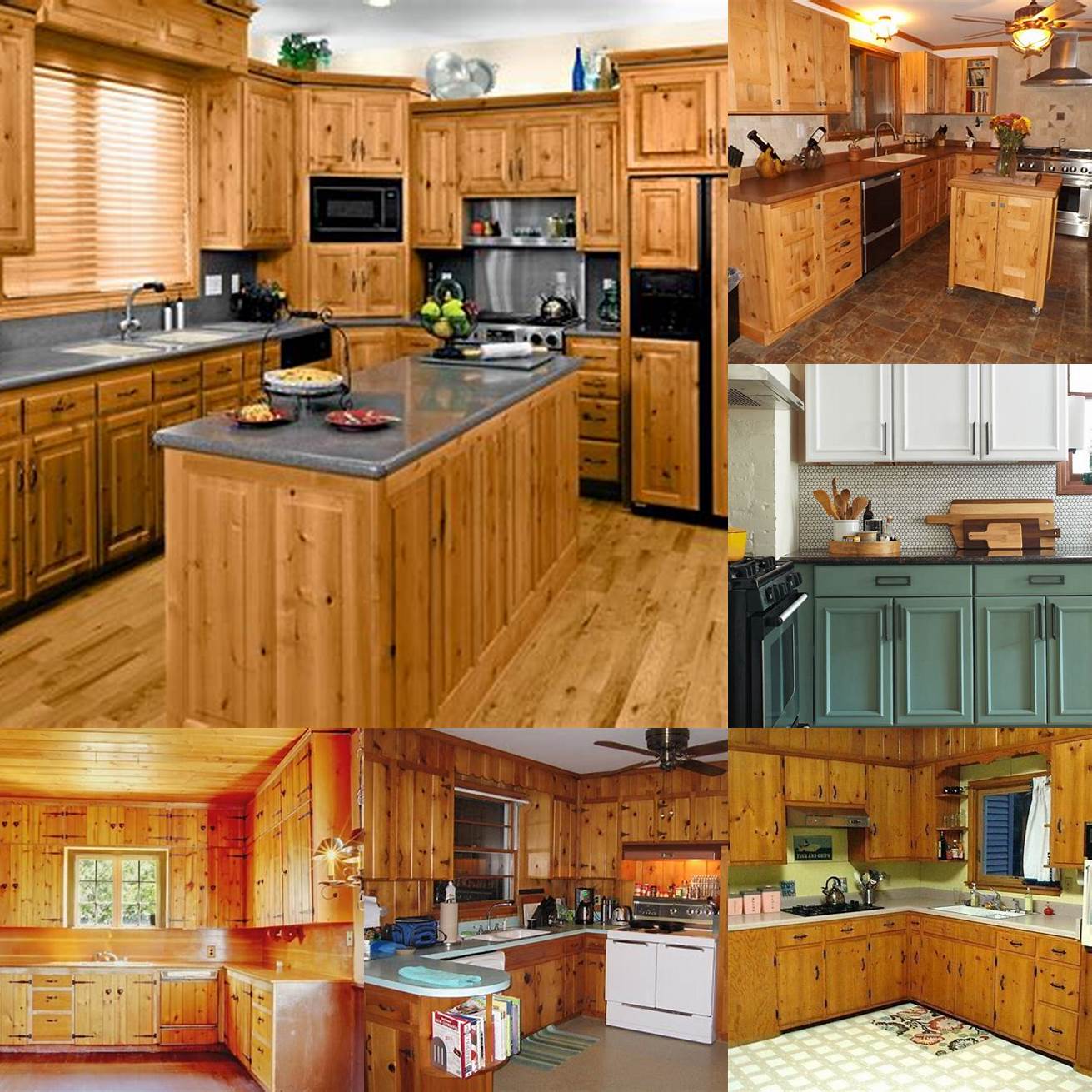 Use as an accent If youre not ready to commit to an entire kitchen full of pine cabinets consider using them as an accent For example you could use pine cabinets on an island or as a feature wall