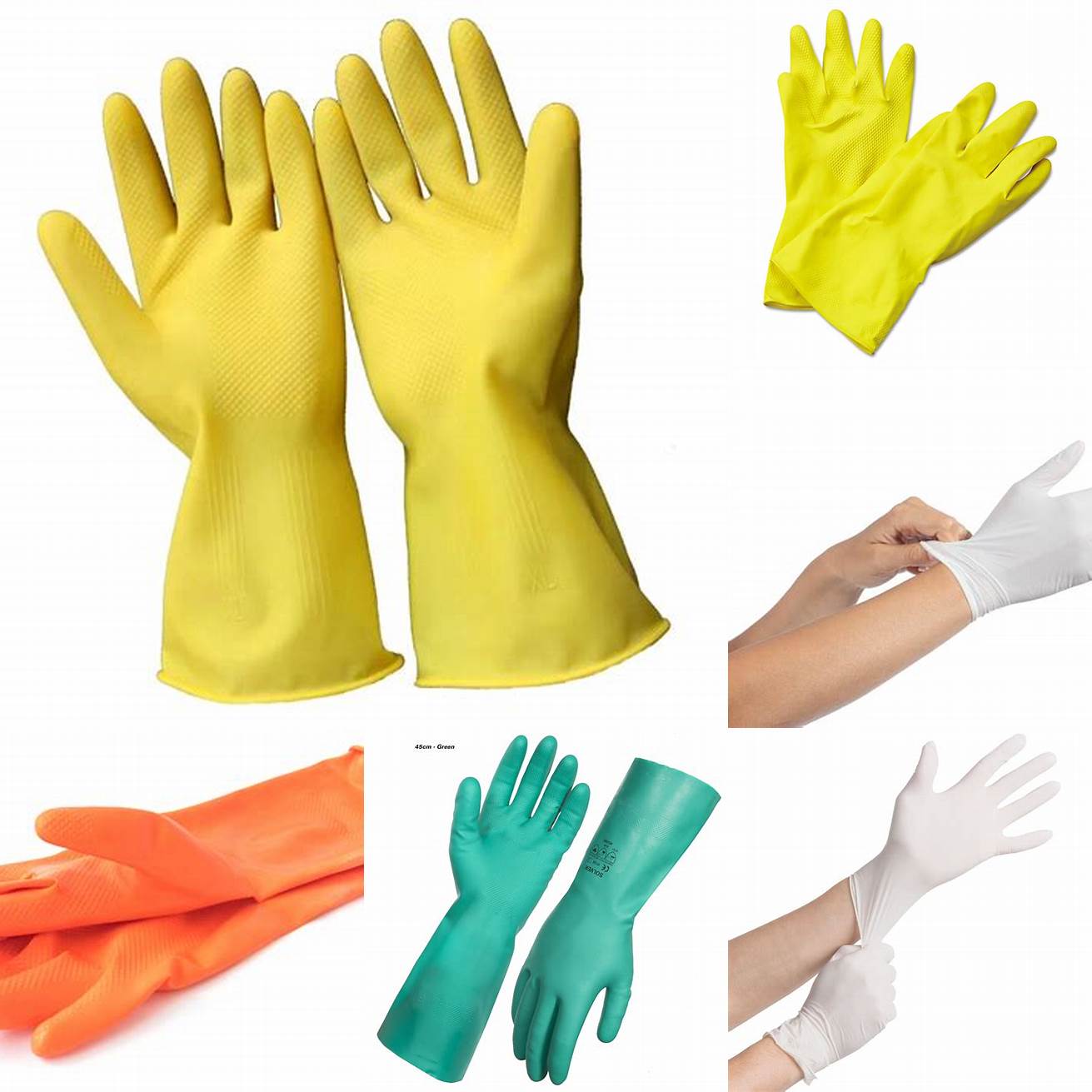 Use rubber gloves