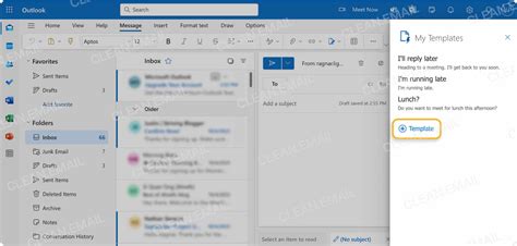 Use Template In Outlook