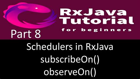 Use cases for RxJava schedulers