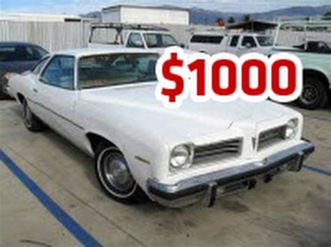 Cars Under $1000 Dollars