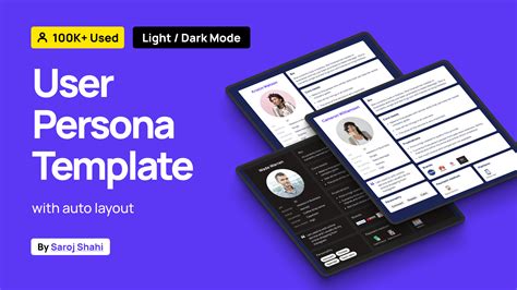 User Persona Template Figma